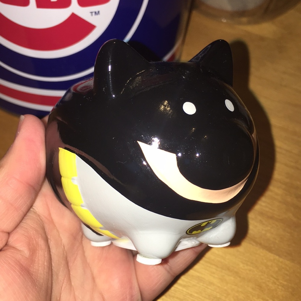 Little Batman piggy bank-free w/a purchase of $15+